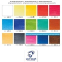 Van Gogh Watercolour Pocket Box, 12 Half Pans plus 3 Free