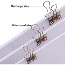 Metal Binder Clips, Black, 32 mm