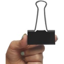 Metal Binder Clips, Black, 41 mm