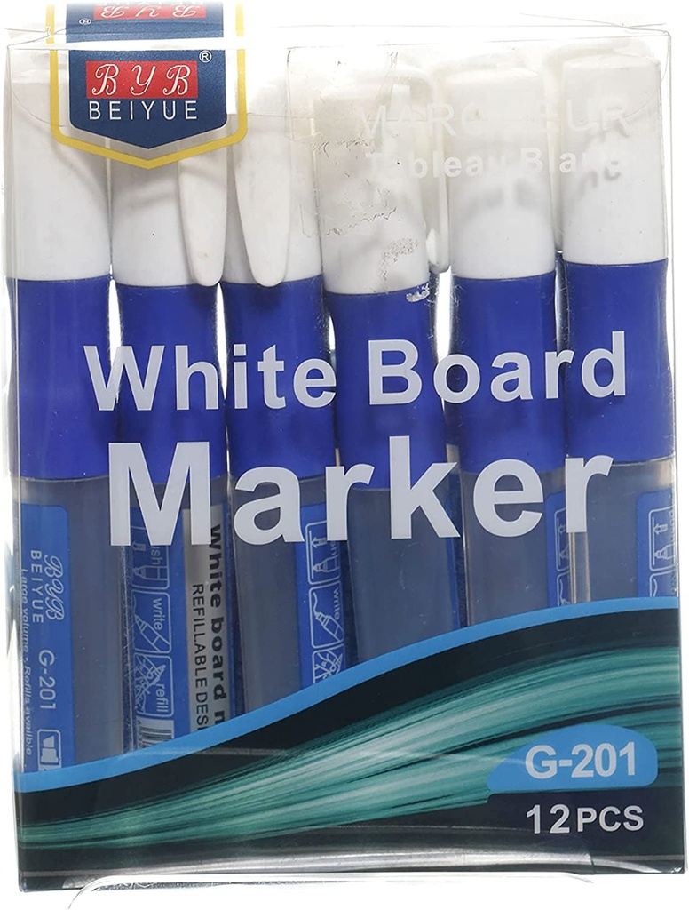 Whiteboard Marker, Water-Based, Easy Erase, Z-201