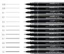 Uni Pin Fineliner, Pigment Ink, Fade-Proof, 0.8 mm