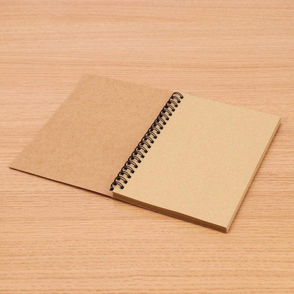 Yassin Kraft Spiral Sketchbook, 40 Sheets, 120 gsm, A4