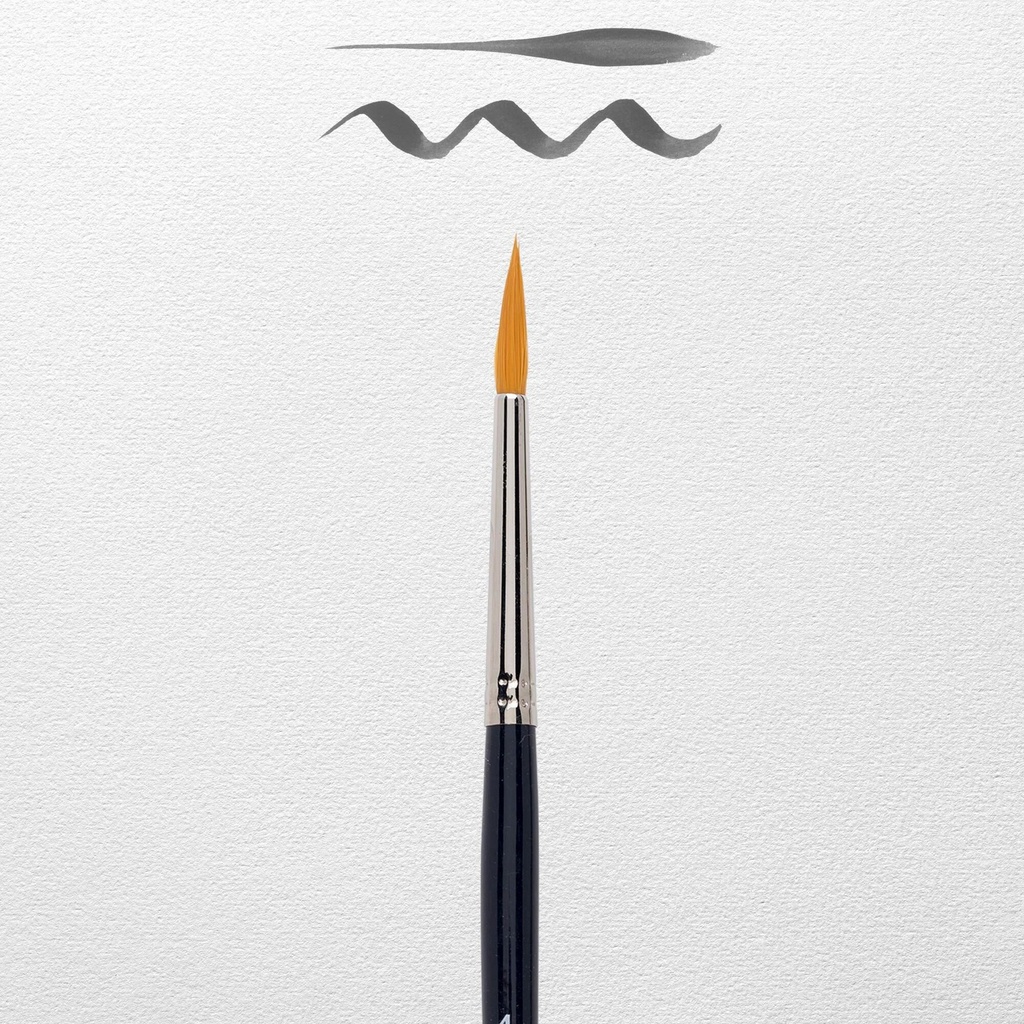 Creative Round Brush, Watercolour and Acrylic, No. 1 to 8