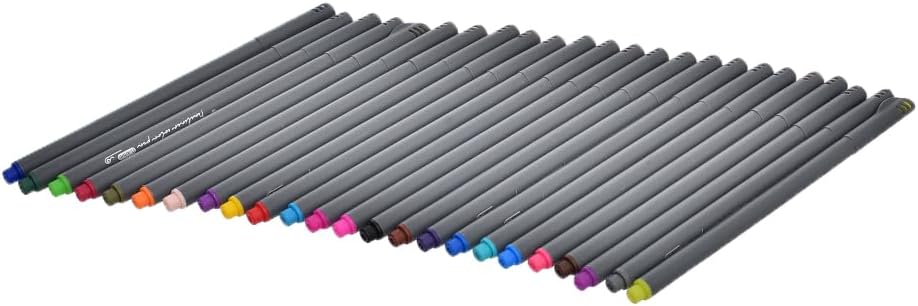 Adel Turkish Brush Nib Pen Set, 20 Colours