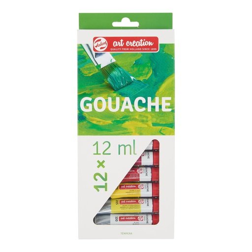 [ART-TAL-AC-SET12] Talens Art Creation Gouache Set, 12 Tubes, 12 ml