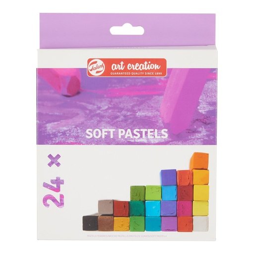 [ART-TAL-AC-SET24-B] Talens Art Creation Soft Pastel Set, 24 Colours