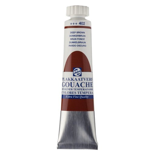 [ART-TAL-GOU-20-402] Talens Gouache, 20 ml Tube, Deep Brown 402
