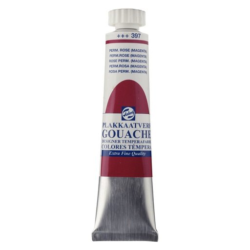 [ART-TAL-GOU-20-397] Talens Gouache, 20 ml Tube, Permanent Rose (Magenta) 397