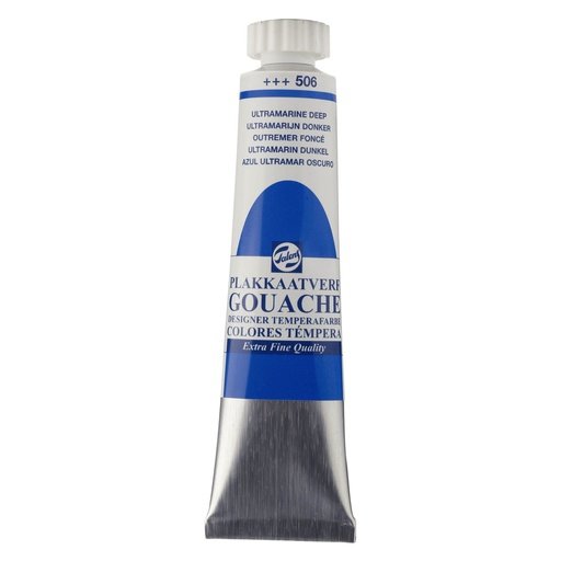 [ART-TAL-GOU-20-506] Talens Gouache, 20 ml Tube, Ultramarine Deep 506