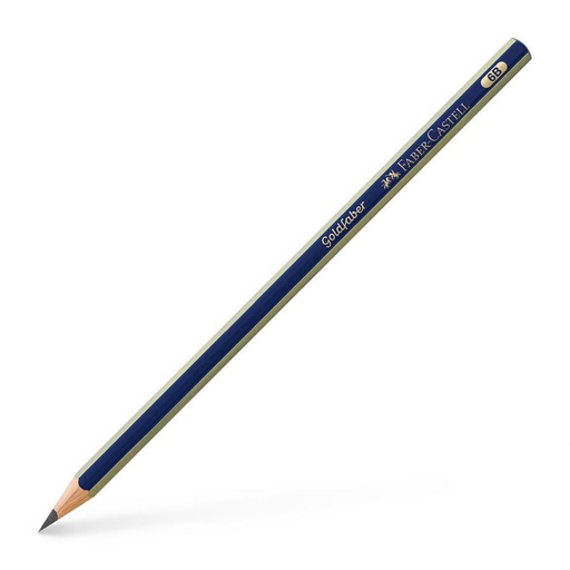 Faber-Castell Goldfaber 1221 Graphite Pencil, 6B