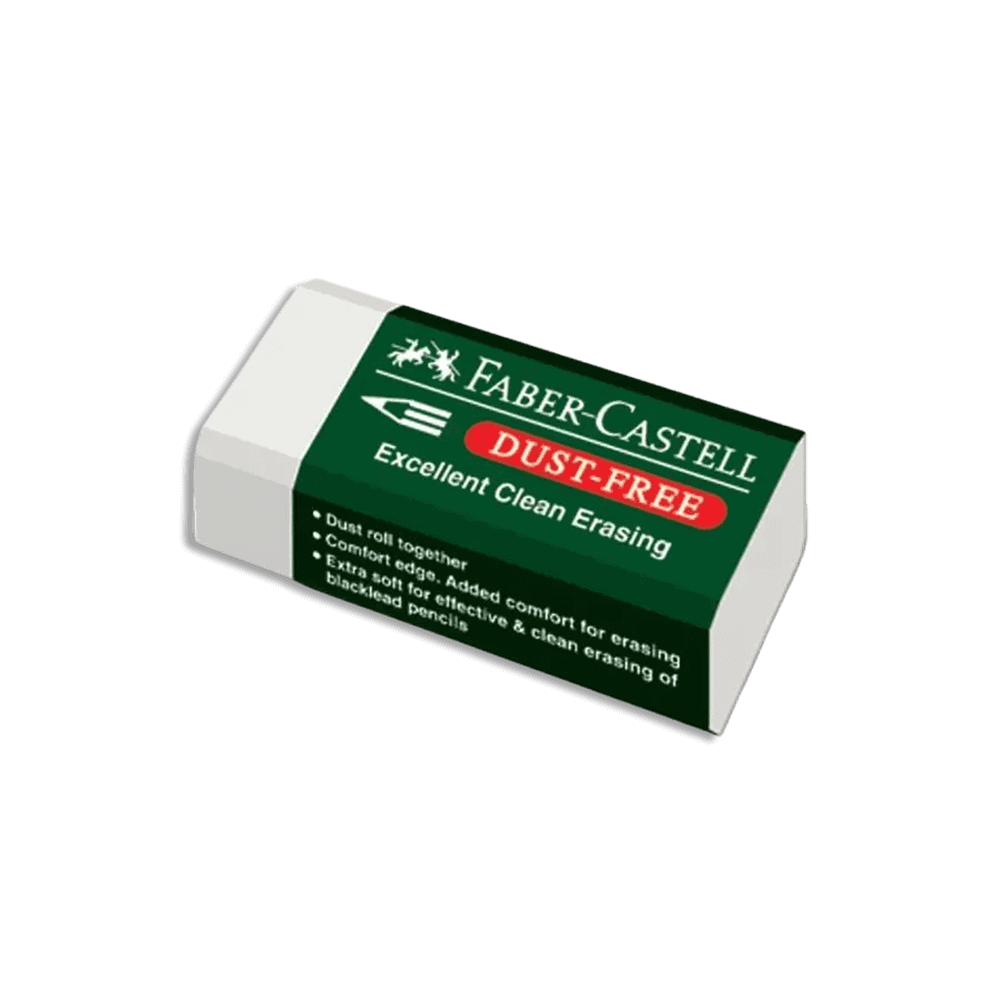 Faber-Castell Dust-Free Art Eraser, Small, White
