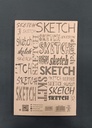 Yassin Kraft Sketchbook, 192 Sheets, 90 gsm, 22x14.8 cm