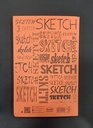 Yassin Kraft Sketchbook, 192 Sheets, 90 gsm, 25.3x17.8 cm