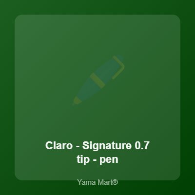 Claro Signature Pen, 0.7 mm