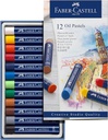 Faber-Castell Oil Pastel Crayons, Box of 12
