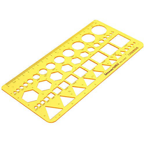 CoKai Shape Template, Square Triangle Circle Hexagon