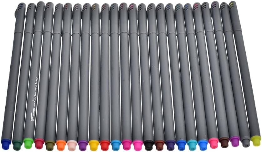 Adel Turkish Brush Nib Pen Set, 20 Colours