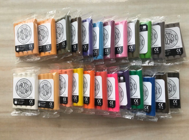 Proto Polymer Clay, 50 g, Magenta No. 30