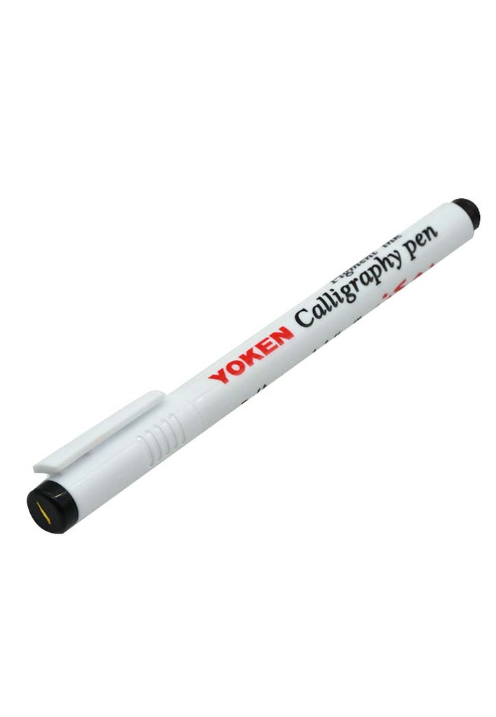 Yoken Calligraphy Pen, Pigment Ink, 3 mm Nib (Black)