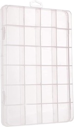 Smart Plastic Palette, Clear, 24 Rectangular Wells
