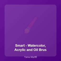 Smart Brush for Watercolour, Acrylic and Oil, Round, Assorted Sizes